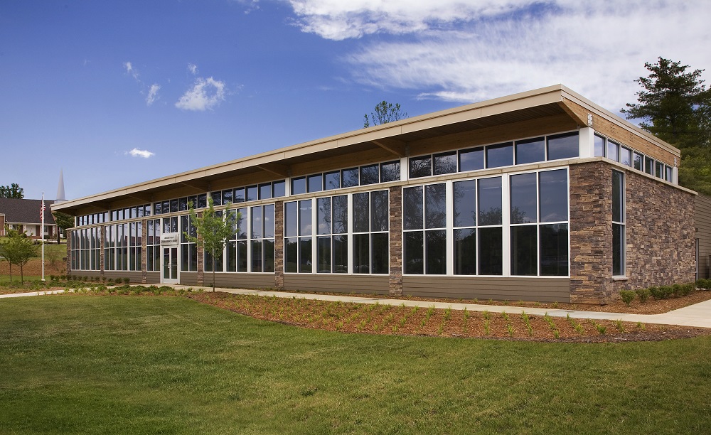 Etowah Library, Construction, Hendersonville NC